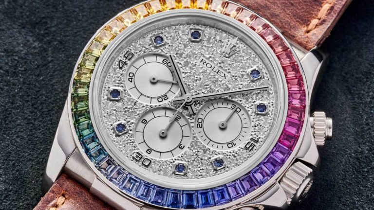 จุดเริ่มต้นตำนาน: Rolex ‘Rainbow Zenith’ Daytona ที่หาได้เพียงเรือนเดียวในโลก