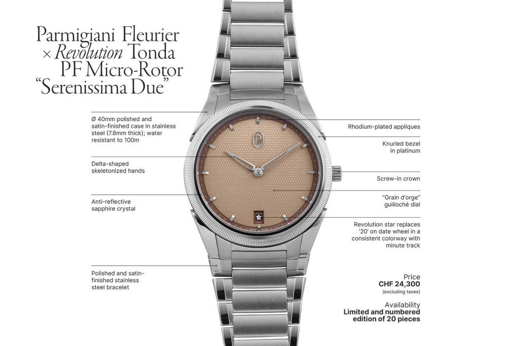 Parmigiani Fleurier x Revolution Tonda PF Micro-Rotor “Serenissima Due”