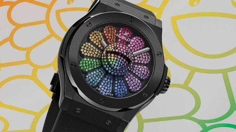 Hublot Classic Fusion Takashi Murakami Black Cermic Rainbow ผลงานชิ้นสุดท้ายแห่งปริศนาภาพศิลป์สีสันสดใส