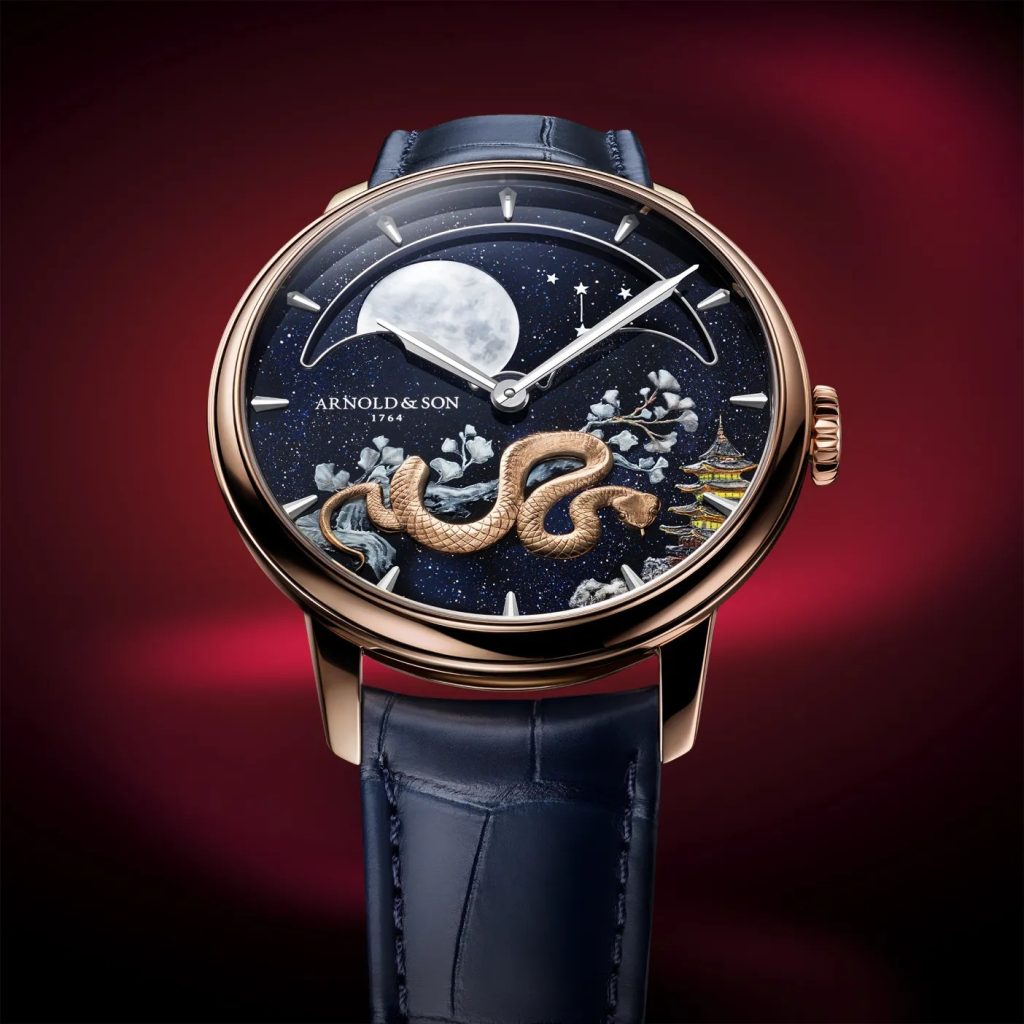 Arnold & Son Perpetual Moon 41.5 Red Gold “Year of the Snake”