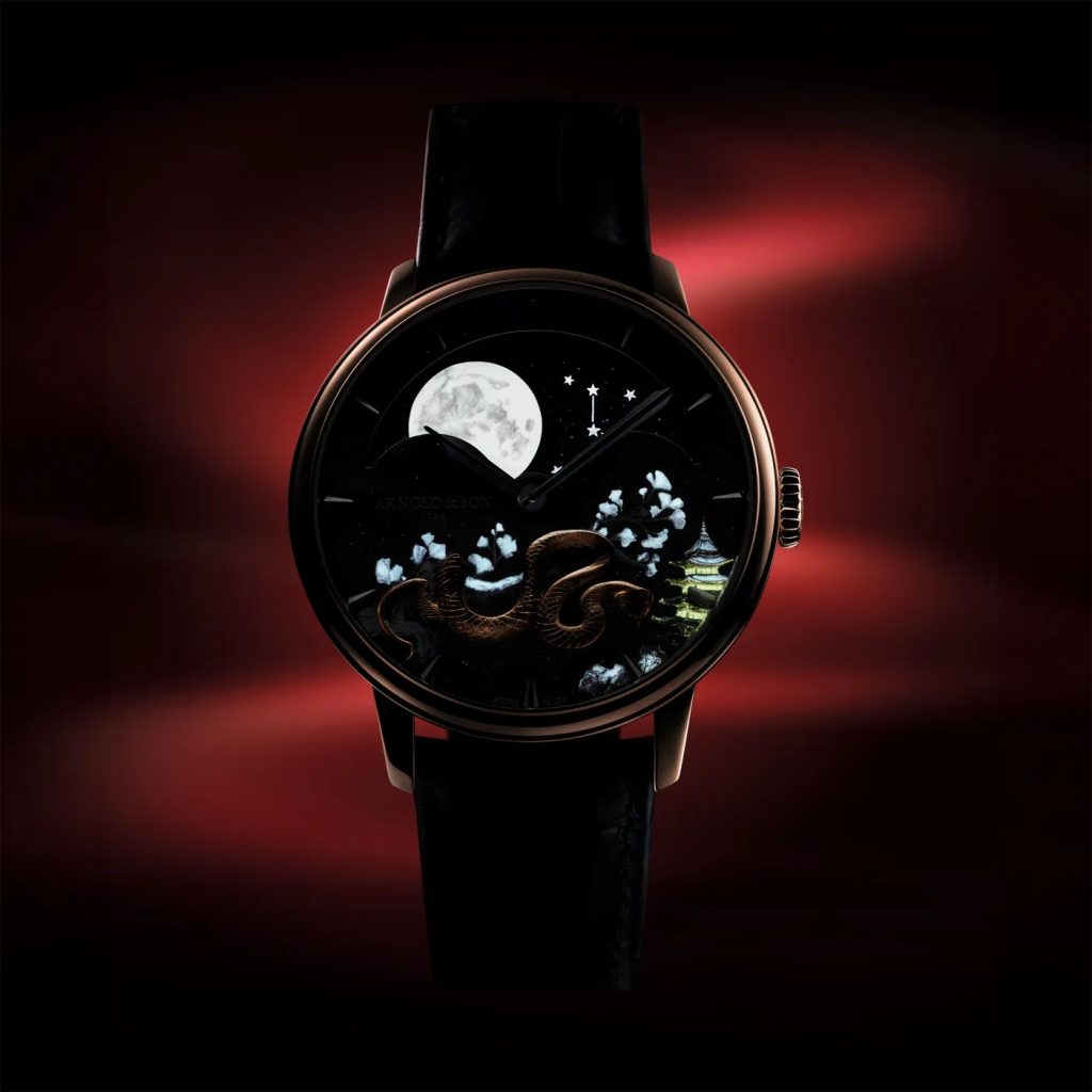 Arnold & Son Perpetual Moon 41.5 Red Gold “Year of the Snake”
