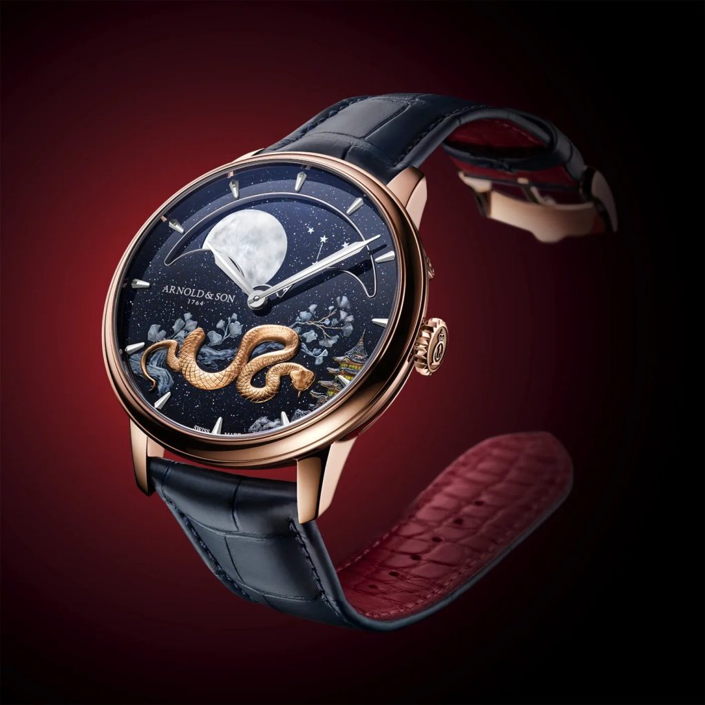 Arnold & Son Perpetual Moon 41.5 Red Gold “Year of the Snake”