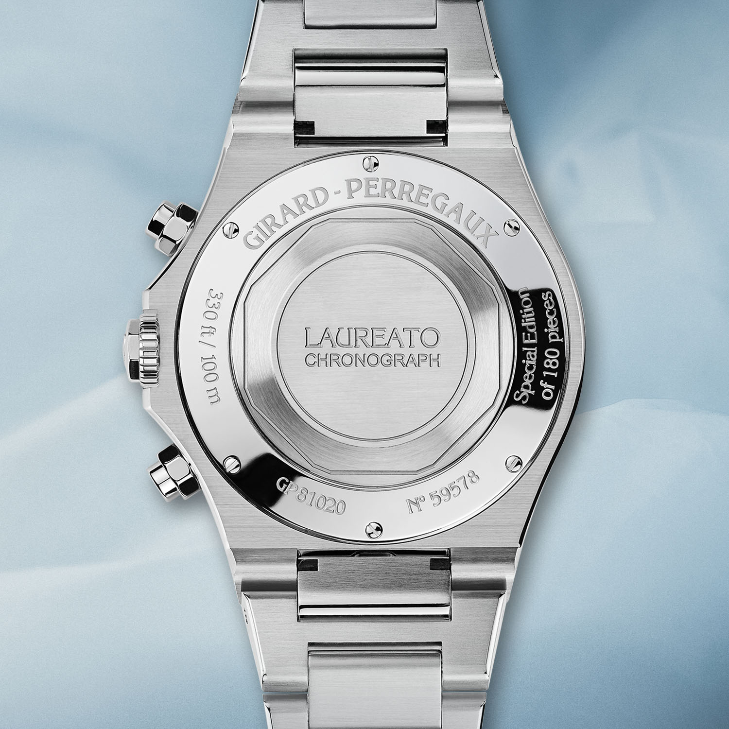Girard-Perregaux Ice Blue Laureato Chronograph