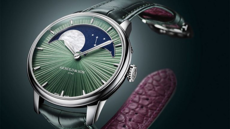 แสงจันทร์กระจ่าง: Arnold & Son เผยโฉม Perpetual Moon รุ่น Fern Green สุดโดดเด่น