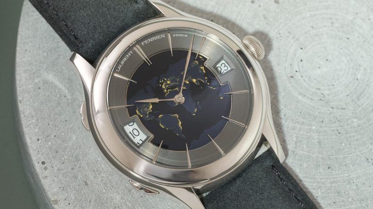 Laurent Ferrier Classic Traveller Globe Night Blue