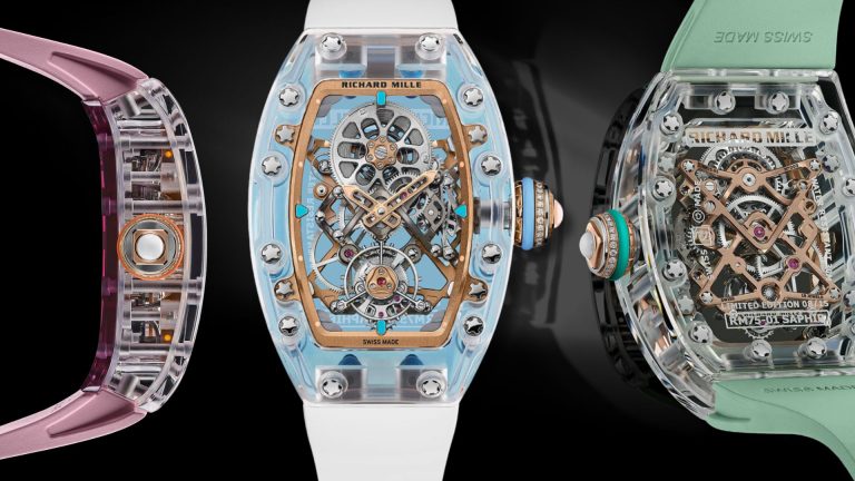 Richard Mille เผยนิยามใหม่แห่งความประณีตผ่านการรังสรรค์ตัวเรือนแซพไฟร์