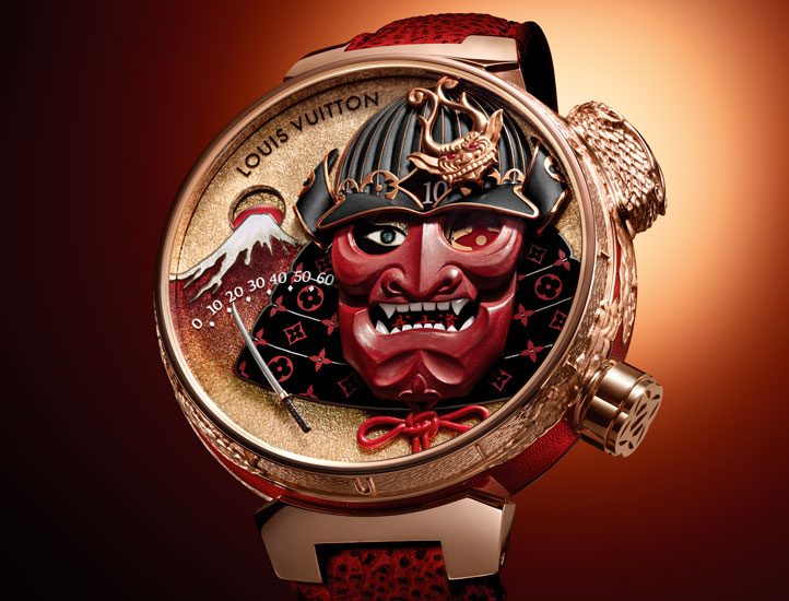 ความงดงามที่หลอมรวมศิลปะงานฝีมือในทุกมุมของ Tambour Bushido Automata ทั้งขอบตัวเรือนและหน้าปัด
