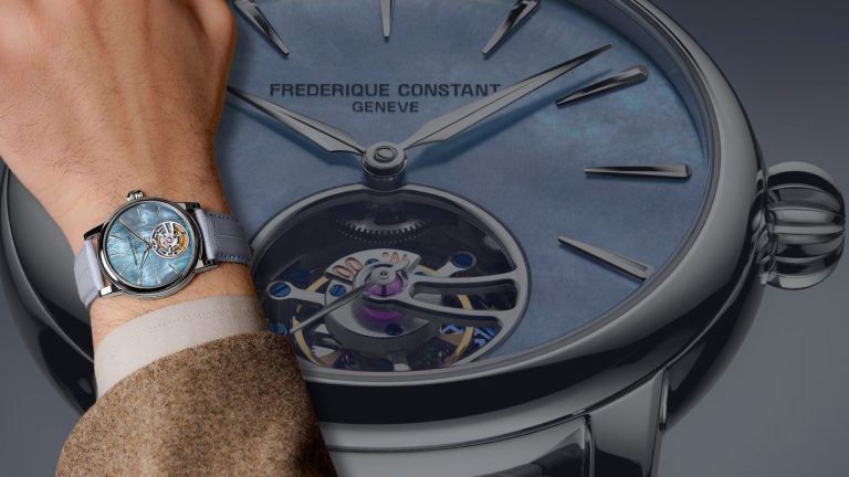 นิยามใหม่แห่งทูร์บิญอง Frederique Constant เผยโฉม Classic Tourbillon Manufacture หน้าปัดเปลือกหอยมุก