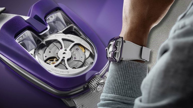MB&F HM8 Mark 2 Purple: เมื่อซูเปอร์คาร์โลดแล่นบนข้อมือ