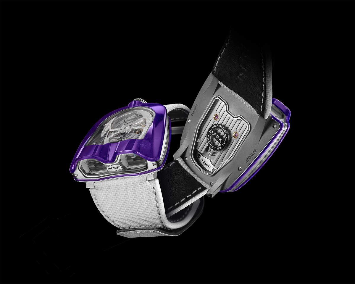 MB&F HM8 Mark 2 Purple: เมื่อซูเปอร์คาร์โลดแล่นบนข้อมือ