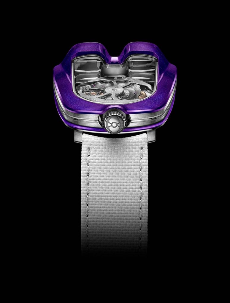 MB&F HM8 Mark 2 Purple: เมื่อซูเปอร์คาร์โลดแล่นบนข้อมือ