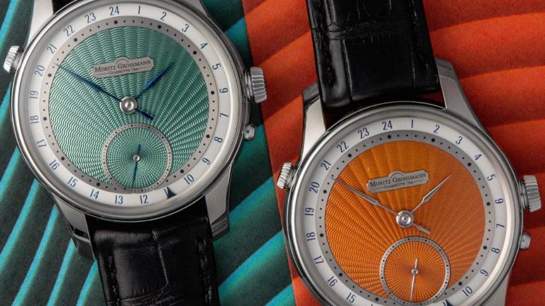 เผยโฉม GMT Guilloche สองสีใหม่ งานฝีมือชั้นสูงจาก Moritz Grossmann