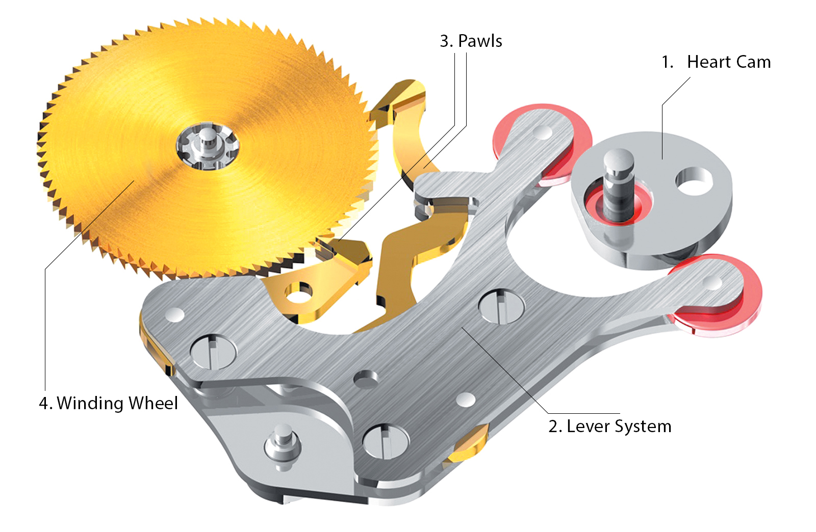 Automatic watch winding system