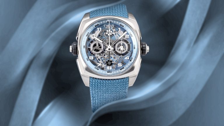 CYRUS GENÈVE KLEPCYS DICE GLACIAL BLUE วิเคราะห์เชิงลึกแห่งโครโนกราฟอิสระคู่เรือนแรกของโลก