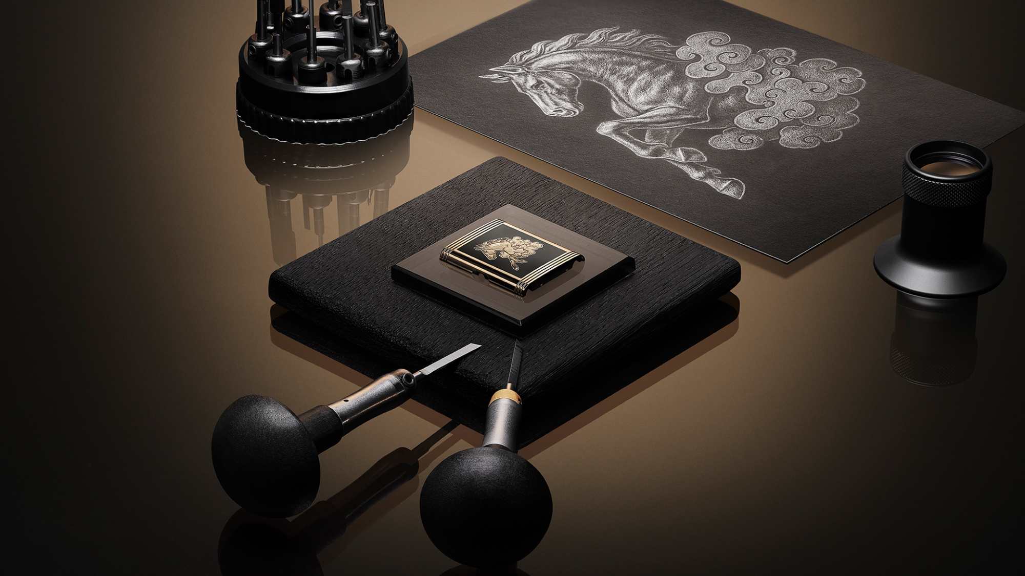 Jaeger-LeCoultre Reverso Tribute Enamel ‘Horse’