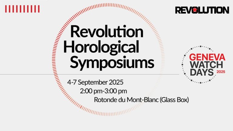 Revolution จัดงานสัมมนา Horological Symposiums ที่งาน Geneva Watch Days 2025