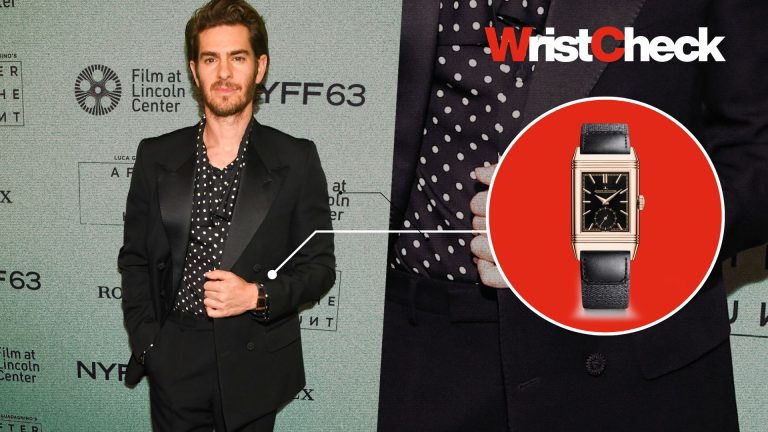 Wrist Check: Andrew Garfield และ Jaeger-LeCoultre Reverso Tribute Monoface Small Seconds