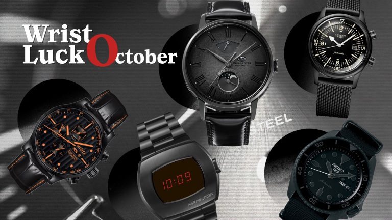 Wrist Luck October | Midnight Black Power: กับ 5 เรือนเวลาดำดาร์ก เสริมพลังอำนาจแห่งการควบคุม