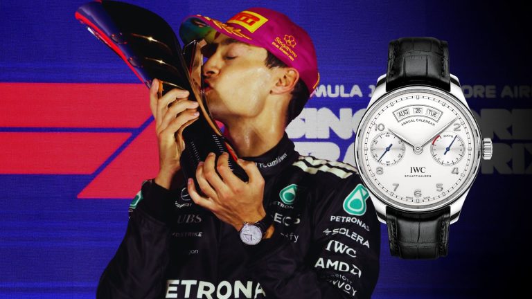 IWC Portugieser Annual Calendar (IW503501) เมื่อความแม่นยำกลายเป็นเครื่องรางแห่งชัยชนะของจอร์จ รัสเซลล์