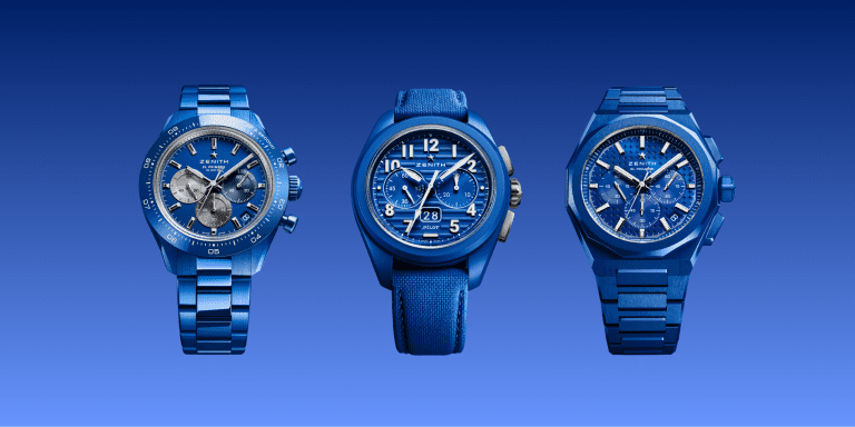ZENITH ฉลองครบรอบ 160 ปี ด้วยสามเรือนเวลาโครโนกราฟวัสดุเซรามิกสีน้ำเงิน