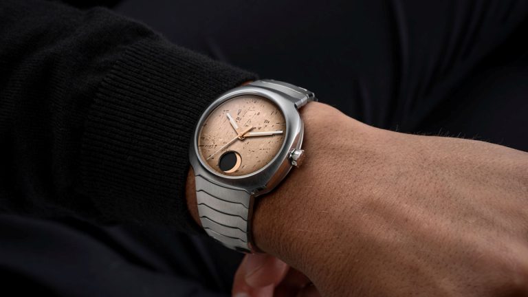 H. Moser & Cie. Streamliner Perpetual Moon Concept Meteorite เมื่อศิลปะโคจรมาพบจักรวาล