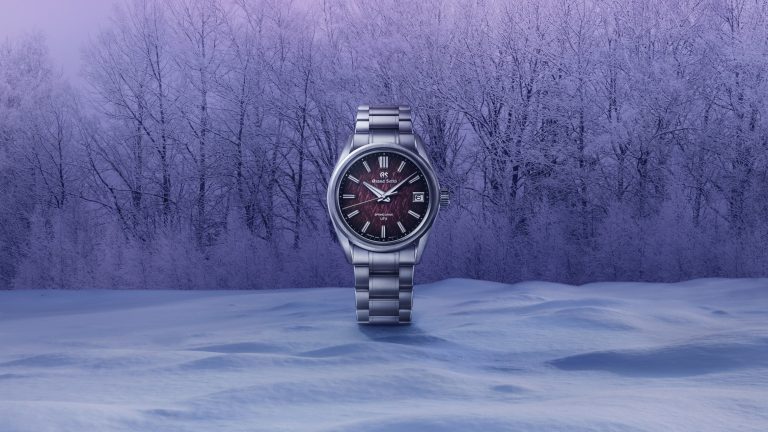 Grand Seiko Spring Drive U.F.A. Violet Dawn ความสมบูรณ์แบบของเรื่องราวที่ได้แรงบันดาลใจจากรุ่งอรุณน้ำค้างแข็ง