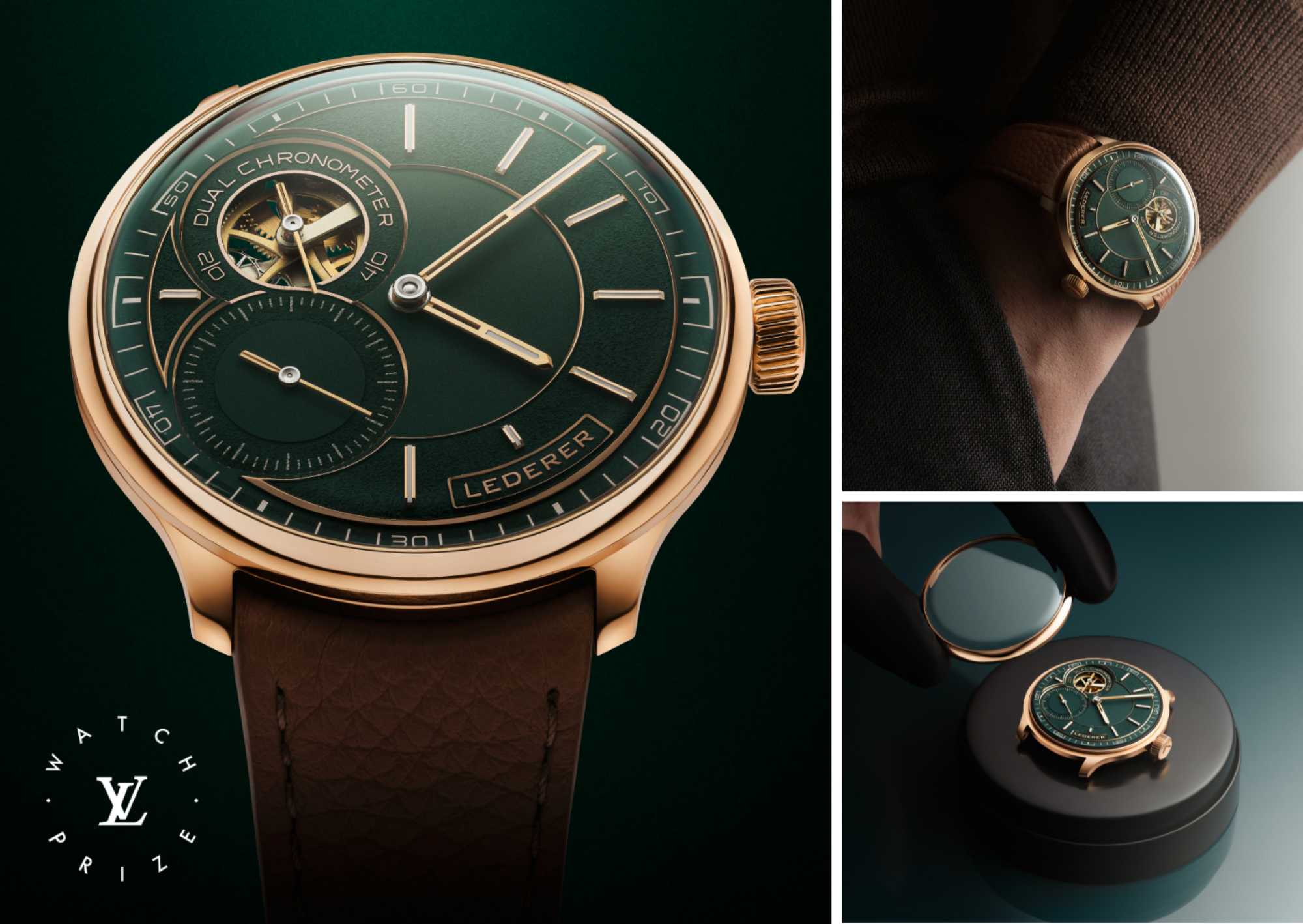 Lederer Central Impulse Chronometer 39 Racing Green