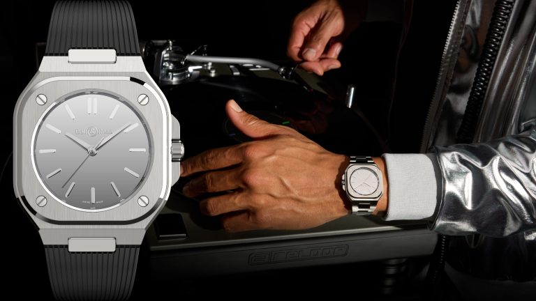 Bell & Ross BR-05 Grey Mirror Steel เมื่อเครื่องมือบอกเวลากลายเป็นเครื่องประดับแห่งแสงและเงา