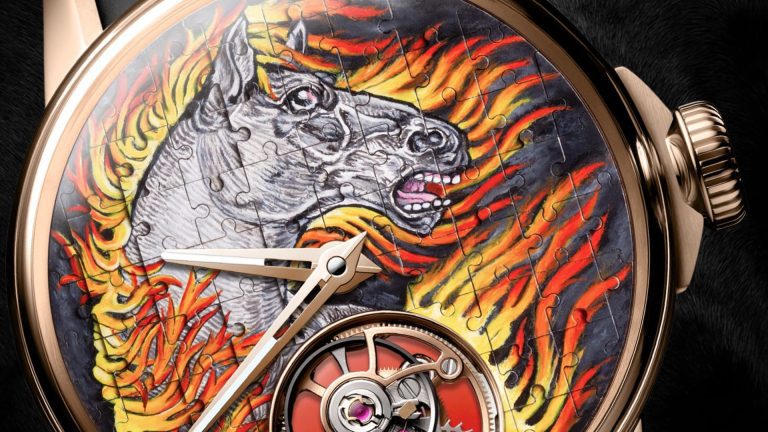 Louis Moinet Tourbillon Puzzle Fire Horse ศิลปะแห่งเวลาที่หลอมรวมจิตวิญญาณแห่งอาชา