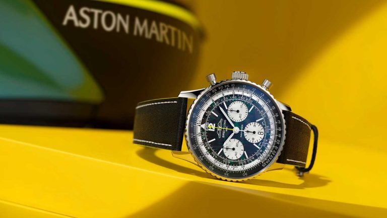Breitling กลับเข้าสู่สนามแข่งอีกครั้งด้วยการเป็นพันธมิตรใหม่ใน F1 ร่วมกับ Aston Martin