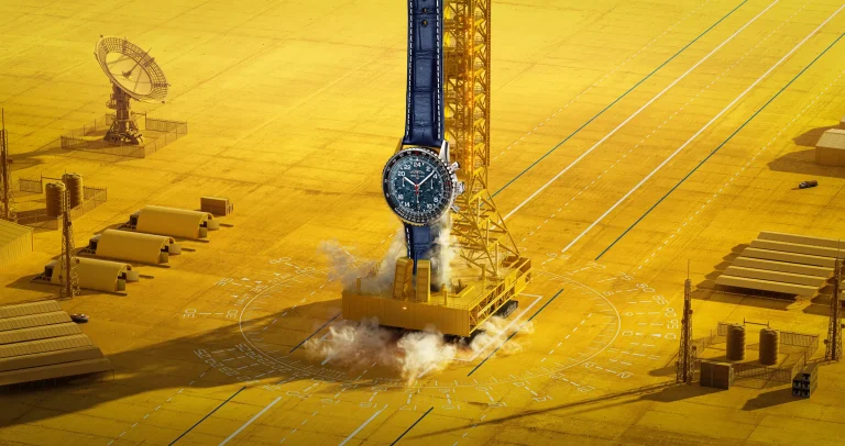 Breitling Navitimer Cosmonaute Artemis II เมื่อจิตวิญญาณแห่งการสำรวจปี 1962 ถูกตีความใหม่ในตัวเรือนทองคำ 18K