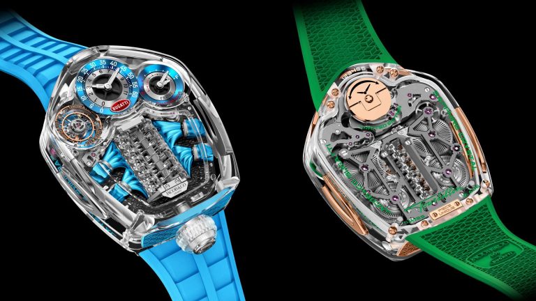 Jacob & Co. Bugatti Tourbillon Sapphire Crystal: ความบ้าพลังขั้นสุดในโลกนาฬิกาจักรกลคือการยกเครื่องยนต์ V16 มาไว้บนข้อมือ
