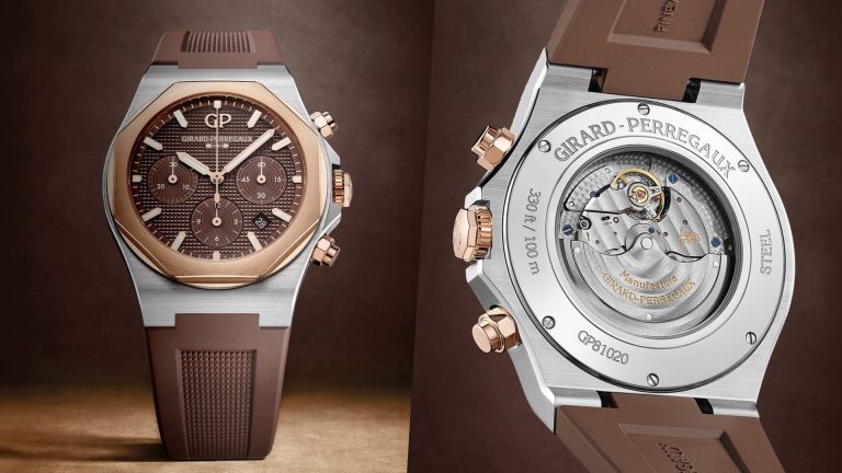 Girard-Perregaux Laureato Chronograph 42mm Chocolate การกลับมาของไอคอนิกยุค 70s ในเฉดสีช็อกโกแลตสุดหรู