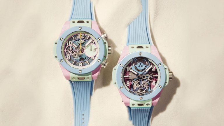 Hublot เปิดคอลเลกชันฤดูร้อน 2026 ด้วยเซรามิกเฉดสีพาสเทล ที่ดูผ่อนคลายขึ้นแต่ยังคงความซับซ้อนเชิงกลไกไว้ครบถ้วน