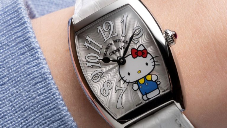 เมื่อไอคอนป๊อปคัลเจอร์โคจรมาพบกับศิลปะเรือนเวลาชั้นสูง Franck Muller Cintrée Curvex Hello Kitty