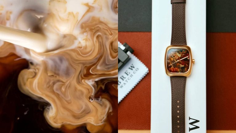 Introducing: Brew Retrograph Stone Blend Automatic เมื่อความงามของสายธารกาแฟถูกรังสรรค์ผ่านหินธรรมชาติ Pietersite