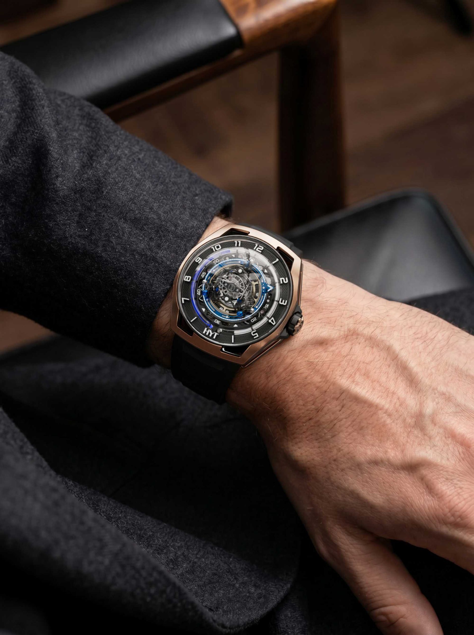 HYT Conical Tourbillon Midnight Blue