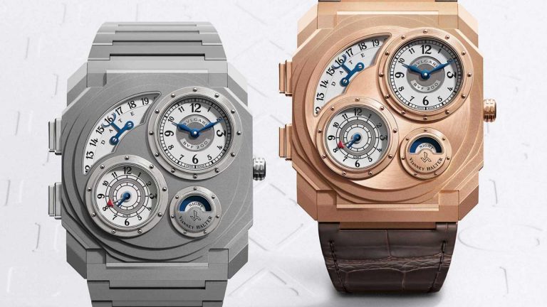 Bvlgari จับมือ Vianney Halter เผยโฉมเรือนเวลารูปทรงเรโทร-ฟิวเจอริสติกอันงดงามตระการตา บนฐานตัวเรือน Octo Finissimo ขนาด 40 มิลลิเมตร 