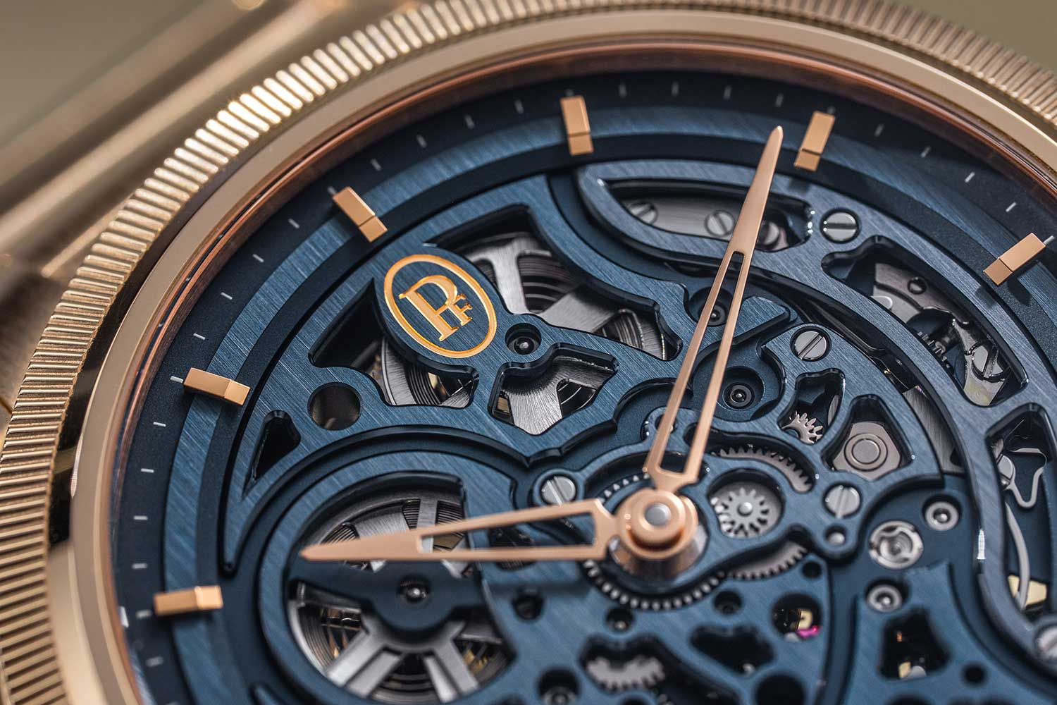 Parmigiani Fleurier Tonda PF Skeleton Milano Blue & Rose Gold