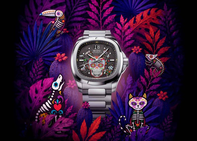 Mido ฉีกกรอบเดิมๆ ด้วย Multifort TV Big Date Día de los Muertos Alebrijes Special Edition