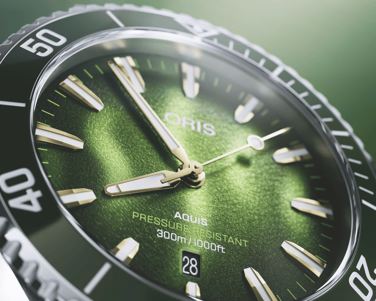 Oris Aquis Date Kelp Forest Limited Edition ทำไมเรือนนี้ถึงน่าสนใจในตลาดนาฬิกาสปอร์ตดำน้ำ?